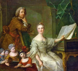 Der Künstler und seine Familie, 1730-62